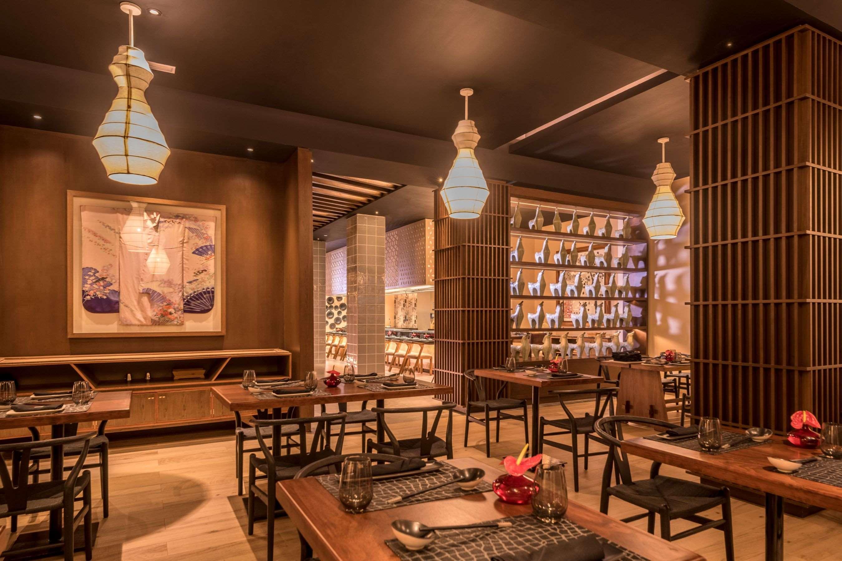 Haven Riviera Cancun (Adults Only) Alfredo V. Bonfil Luaran gambar The interior of the restaurant